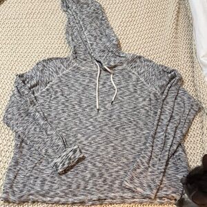 Aerie Merl Strip Hoodie